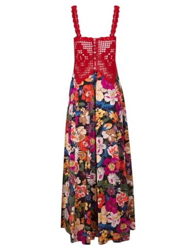 Vestido Isis Rojo Sil 1