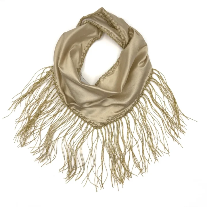 Pañuelo Sahel Dorado versátil y elegante BeMeknes