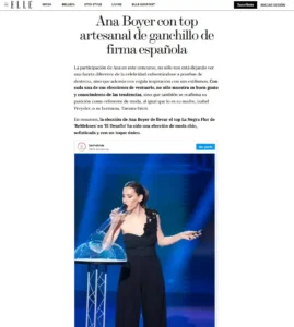 ELLE-Ana Boyer / Top La Negra Flor