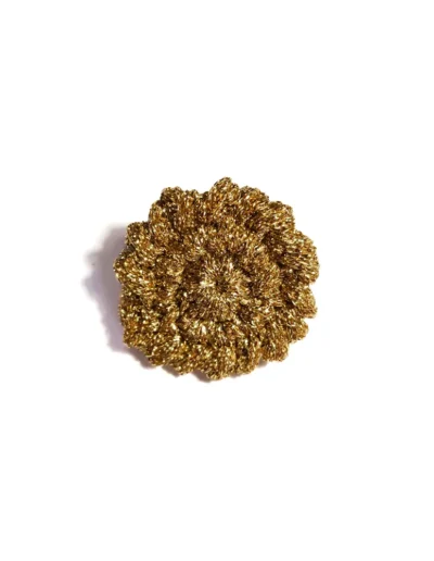 pendientes gummies oro joyería textil artesanal BeMeknes